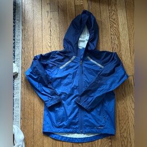 LL Bean Royal Blue Windbreaker - Size 8
